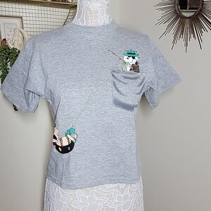 Vintage Snoopy Crop Top Novel Tshirt